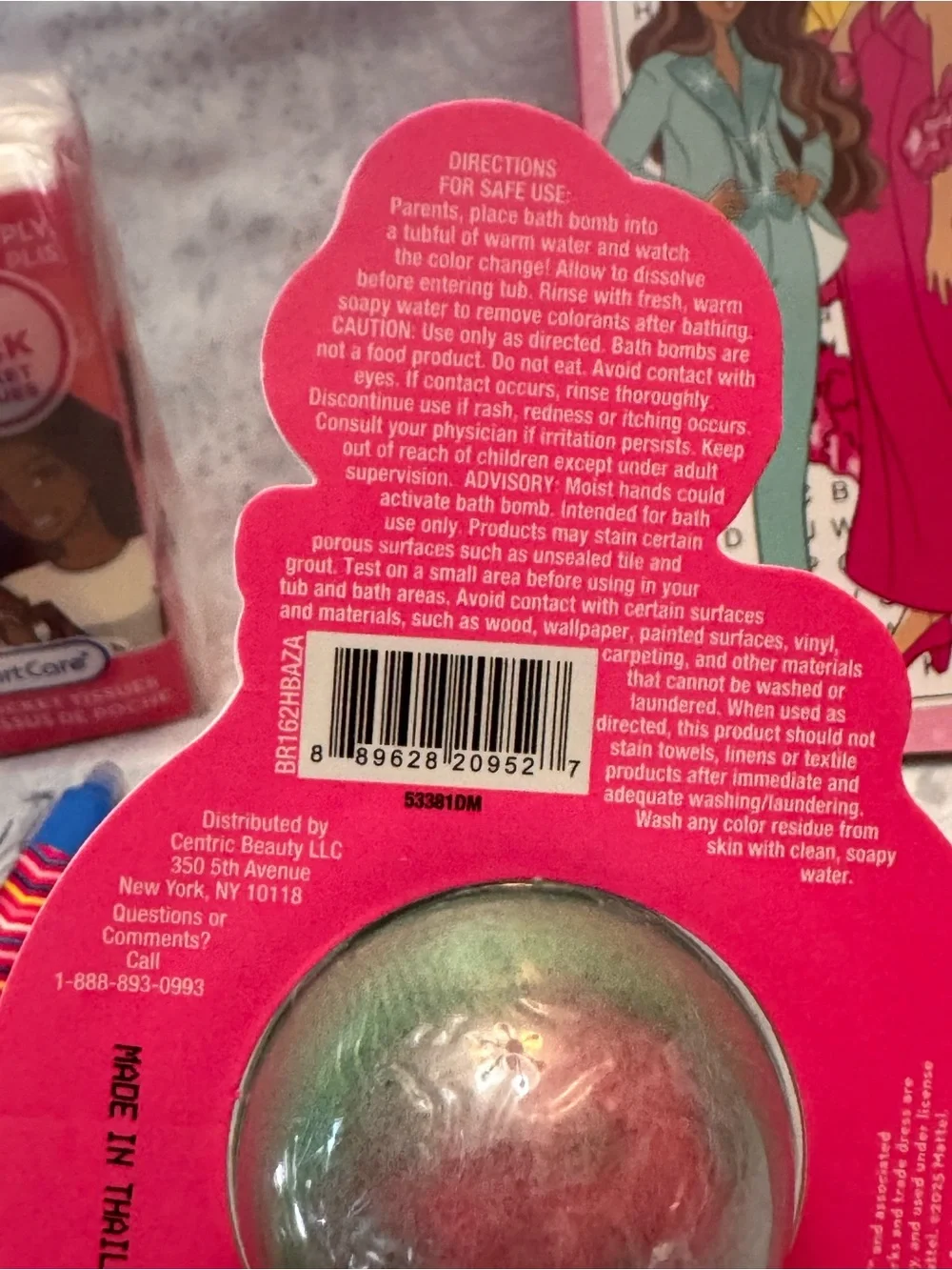 Barbie Kids Bath & Activity Bundle - Pen Color May Be Different Than Pictured